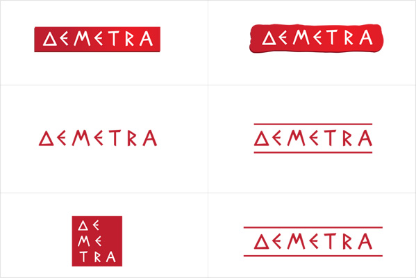 Варианты разработанных логотипов в рамках утвержденной концепции