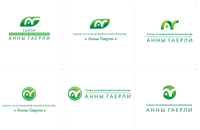 вариации логотипа в рамках утвержденной концепции логотипа