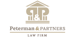 Логотип и фирменный стиль юридической компании "Петерман и партнеры"